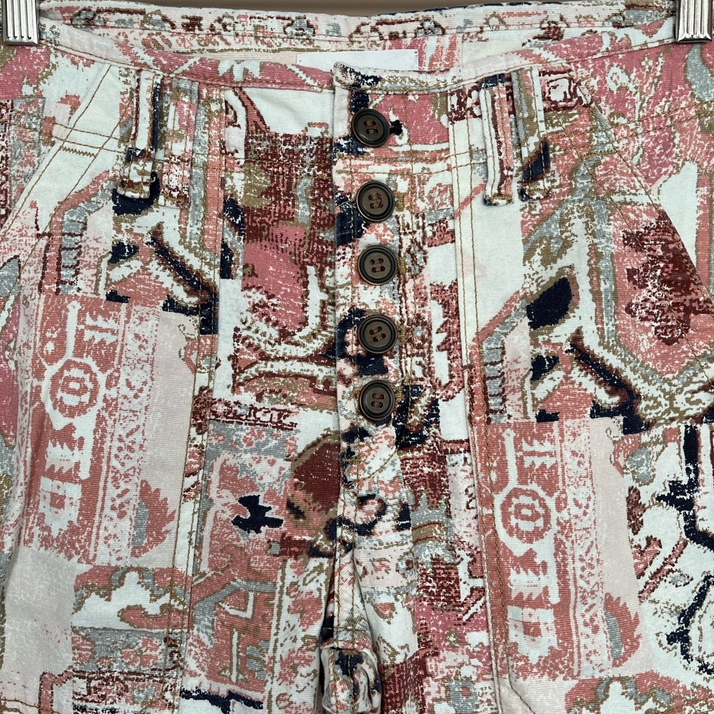 {By Anthropologie} The Wanderer Utility Tapestry Pants - Womens 27 - Picture 5 of 13